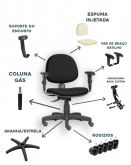 CONSERTOS, REFORMAS DE CADEIRAS DE ESCRITÓRIO