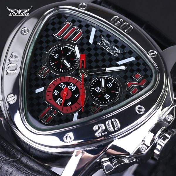 Relógio De Luxo Triangular Jaraguar Para Homens Elegantes
