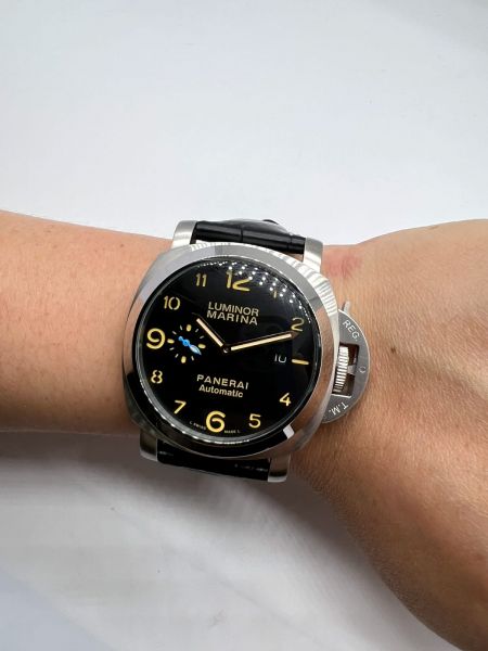 PANERAI LUMINOR MARINA COURO