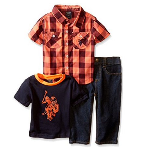 Conjunto Infantil Us Polo Assn Original Importado Meninos
