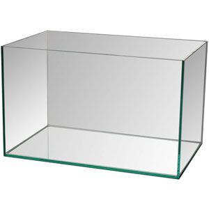 Aquário retangular de vidro nº1 - 3lts