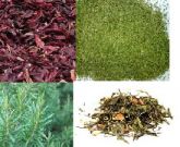 Hibisco, Alecrim, Chá Verde e Manjericão