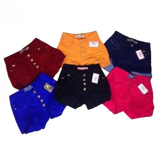 Veshorts verão coloridos Feminino
