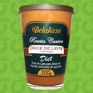 Doce de Leite Diet Puro 200 Gramas Delakasa