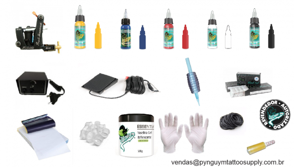 Kit de Tatuagem Electric Ink (Modelo 1)