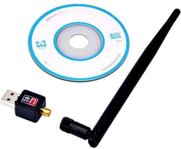 Adaptador Wireless Usb Sem Fio Antena Wifi 300mbps