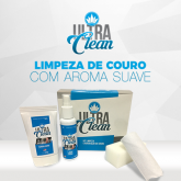UltraClena - Kit Completo - Limpa e Renova Couro
