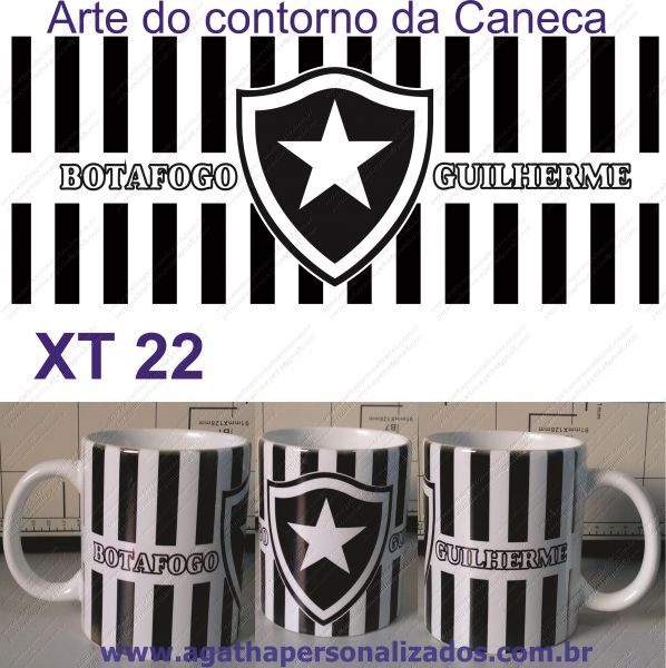 Canecas do Botafogo - Personalizada (XT 22)