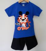 Conjunto Infantil Tigre Azul 3D