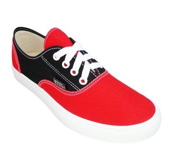 Tênis Vans Authentic Preto e Vermelho - Ref: 115