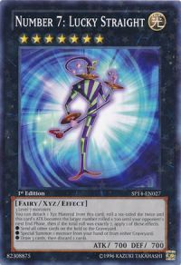 Number 7: Lucky Straight SP14-EN027 - Starfoil Rare