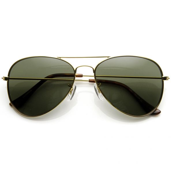 ORIGINAL CLASSIC METAL MILITARY AVIATOR SUNGLASSES 1041 58MM
