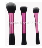 Kit com 3 Pincéis Kabuki para contorno do rosto