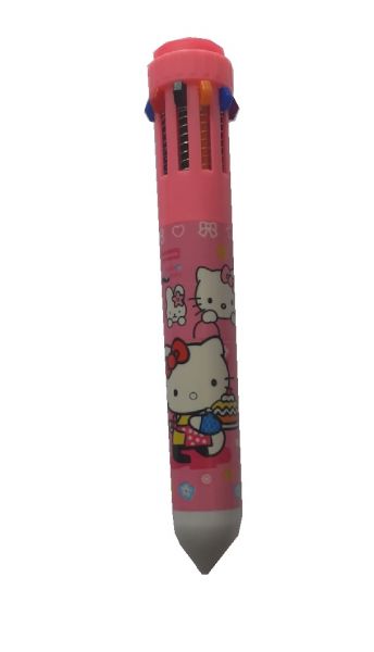 Caneta 10 Cores Hello Kitty