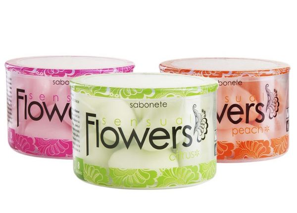 SABONETE DE CORAÇÃO 8 UNIDADES HOT FLOWERS