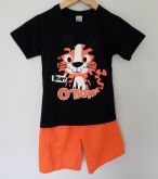 Conjunto Infantil Tigre Preto 3D