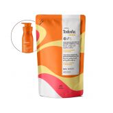 Tododia Flor de Gengibre e Tangerina creme nutritivo energizante para o corpo 2 em 1 refil - 400ml