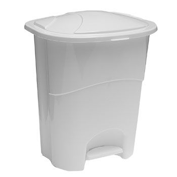 REF.478  - LIXEIRA C/PEDAL 10 LITROS - CORES SORTIDAS