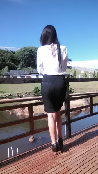 Saia nervuras tamanho P