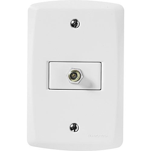 TOMADA TV SAT COAXIAL BRLUX TRAMONTINA