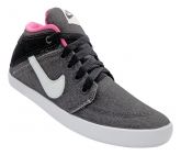 Tênis Feminino Nike Suketo Cano Médio Preto e Rosa