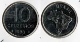 BX361 - 10 Cruzeiros 1986-(Mais rara da série)