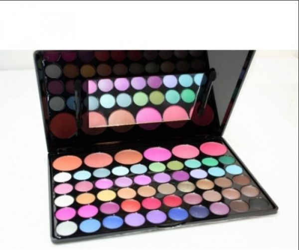 PALETA 56 CORES - (50 SOMBRAS + 6 BLUSHES)
