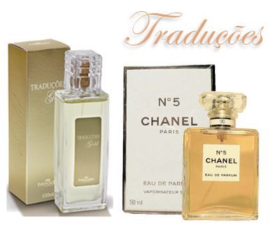 Traduções Gold nº 5 Feminina Chanel 5 100ml HINODE