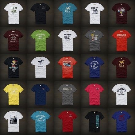 Camiseta Hollister kit 10 pçs