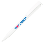 Caneta Modelo Simples "Branco" 100unid + Frete