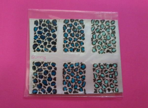 Oncinha 3 tons de azul