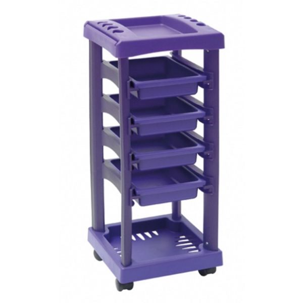 Carrinho Auxiliar Para Cabeleireiros Lilas