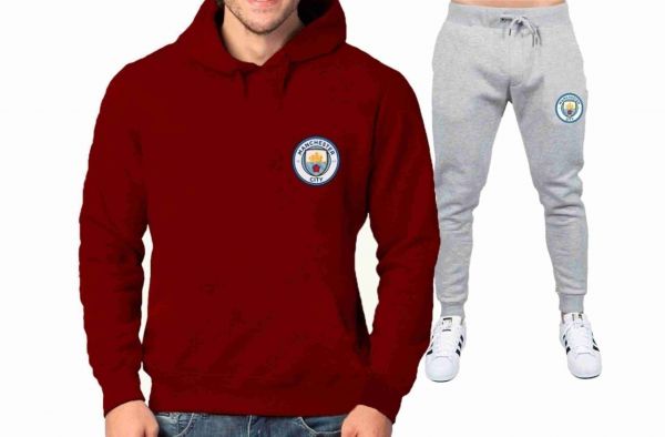 CONJUNTO DE MOLETOM ADULTO MANCHESTER CITY (14,PP,P,M,G,GG E XG)
