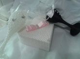 Taças de Casamento  + caixa de coração 001#