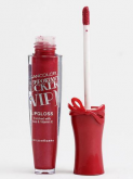 LipGloss Very Important Pucker Vermelho com brilho rosado ou alaranjado