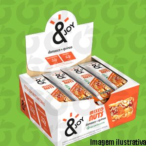 Barra Mixed Nuts Damasco e Quinoa 12x30g Agtal