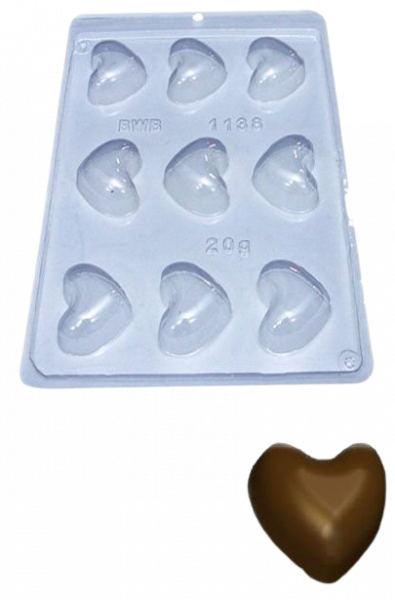 Forma Bombom Coraçãozinho 1un