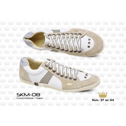 SAPATENIS OSKLEN COURO NOBUCK  Cód. do produto: SKM-08