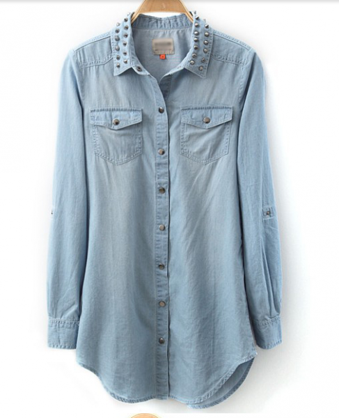 Camisa Jeans Duf876