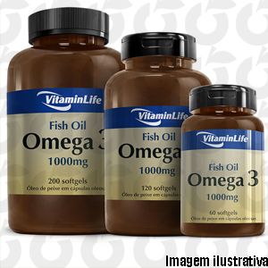 Ômega 3, 6 e 9 1000mg 60 Cápsulas Vitaminlife