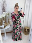 Vestidos Lindos Evangélicos floridos tamanho único (38 ao 44)