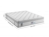 Colchao King Sealy Comfort Gel Molas MasterPocket 193x203x32 Plumatex