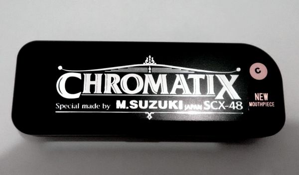 GAITA SUZUKI CHROMATIX SCX 48 VOZES AFINAÇÃO EM DÓ (C)