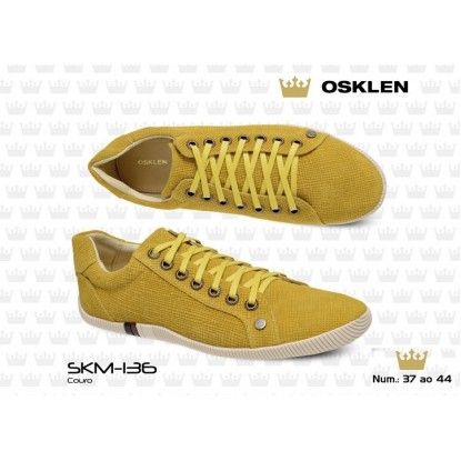SAPATENIS OSKLEN COURO  Cód. do produto: SKM-136