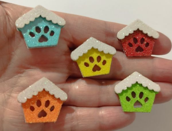 Casinha Natal (60 Adesivos)