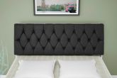 Painel Capitone Queen para Cabec Isis F86 Preto 013 Framar