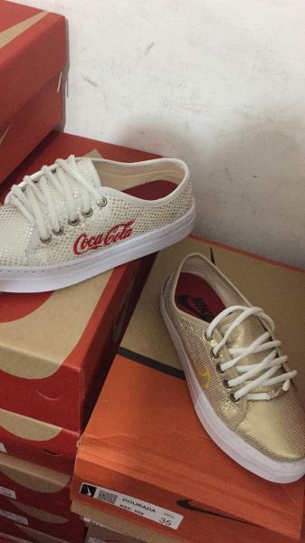 Sapatênis feminino coca cola várias cores e modelos
