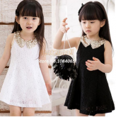 Vestido de Renda com Gliter