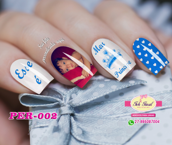 Películas e Adesivos para Unhas Mod. Personalizados Cód. Per-002