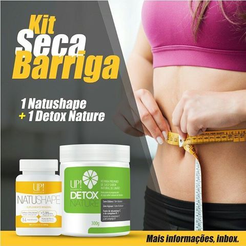 KIT SECA BARRIGA (DETOX NATURE E NATUSHAPE)